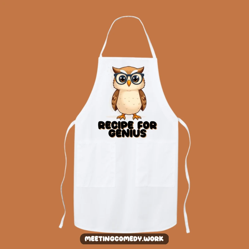 Funny Owl Spectacles Apron - Kitchen Wisdom & Hilarious Style