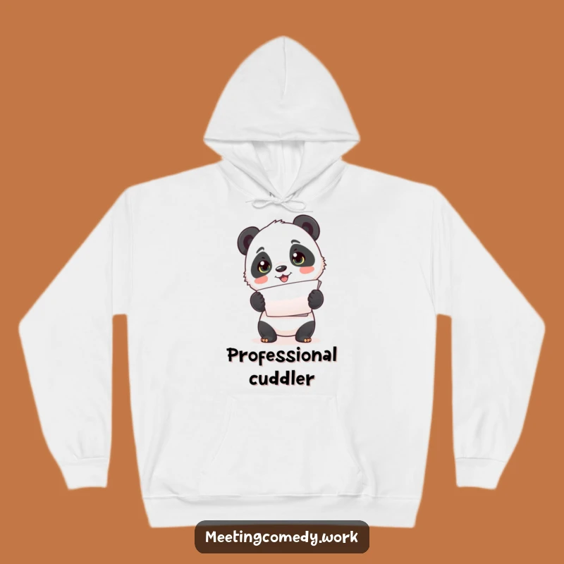 Funny Panda Papers Hoodie: Stay Cozy & Organized in Cute Panda Style!