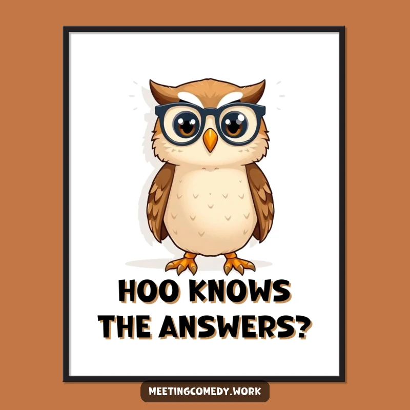 Free Printable Owl Specs Wall Art: Funny Downloadable Decor for Bookworms